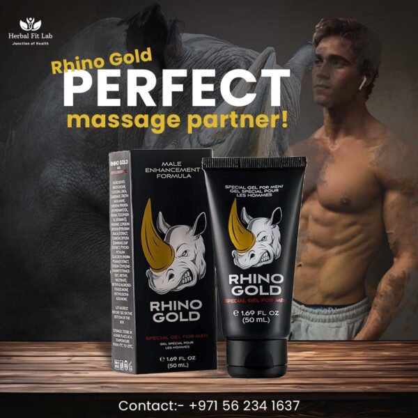 Rhino Gold Gel Special for Men – Pure Natural Massage Gel for Men 50ml